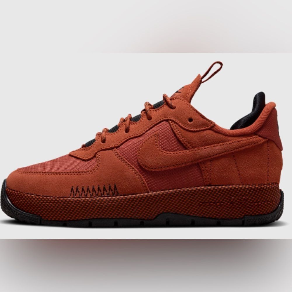 Nike Air Force 1 Wild Rugged Orange Women Size 15 (FB2348-800)